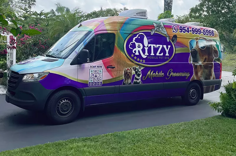 Ritzy Pet Spa - Mobile Grooming Services Van
