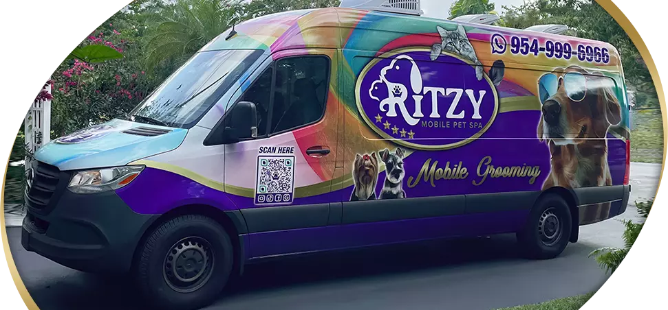 Ritzy Pet Spa - Mobile Grooming Services Van