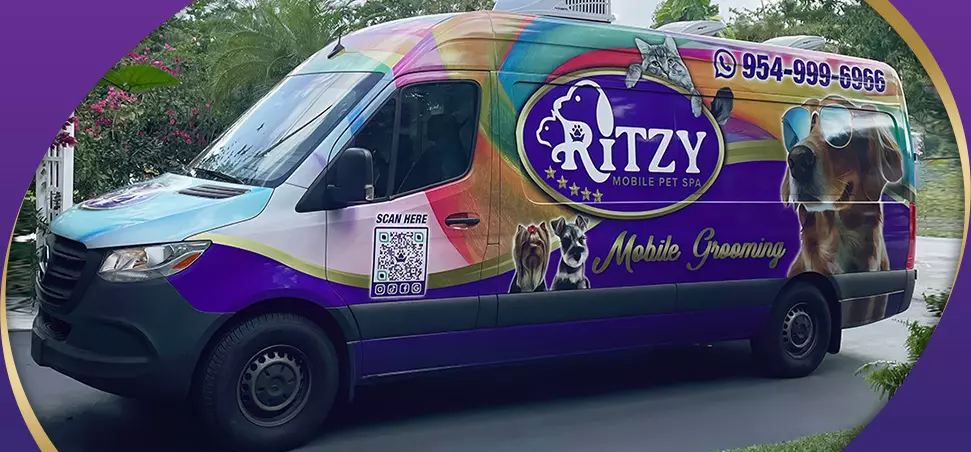 Ritzy Pet Spa Official Mobile Van