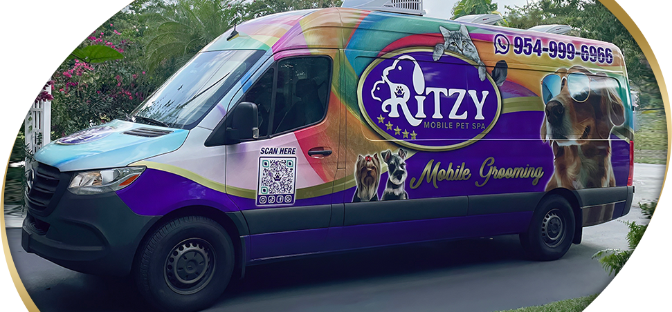 Ritzy Pet Spa - Mobile Grooming Services Van